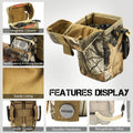 Optikwiege MOLLE-Entfernungsmesser-Tasche geöffnet mit Fleece-Futter