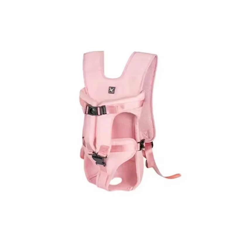 Pfotenwiege Fronttragerucksack für Hunde, Rosa