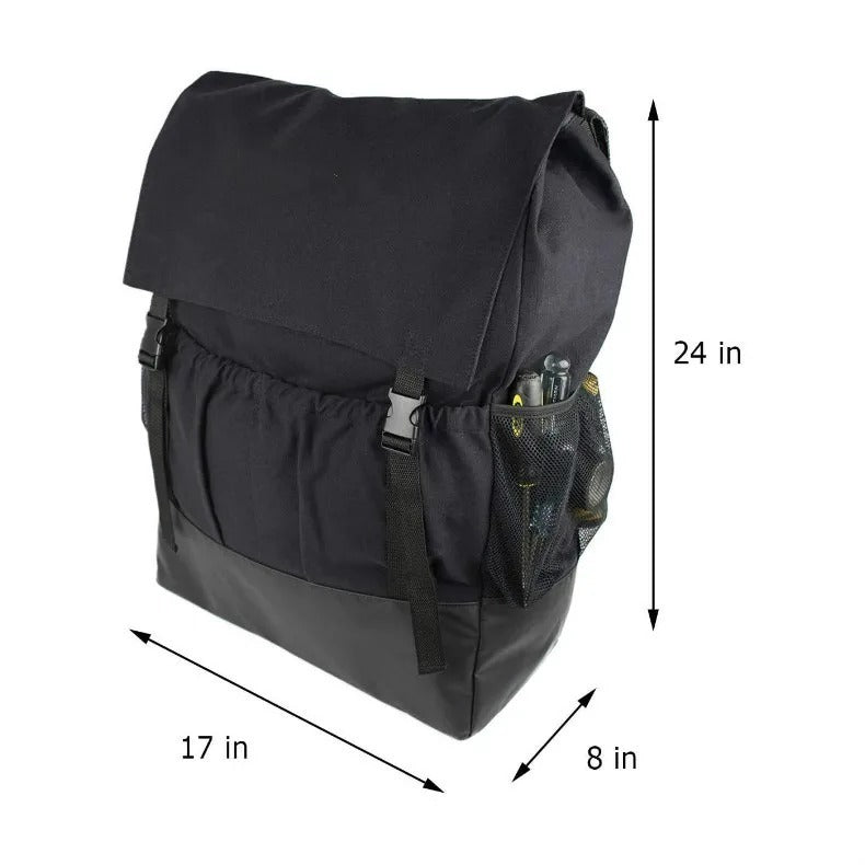 Radanker Ersatzradtasche in Schwarz, Studioaufnahme
