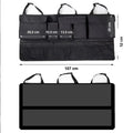 Maße des Reviergriff Kofferraum-Organizers: 107 cm breit und 52 cm hoch