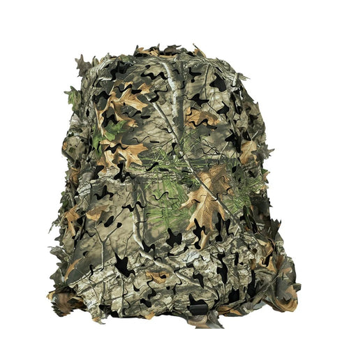 Laubwerk 3D Rucksack-Tarnbezug im Laubwald-Muster 80L