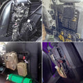 Rückgrat MOLLE-Panel in verschiedenen Fahrzeugen im Einsatz