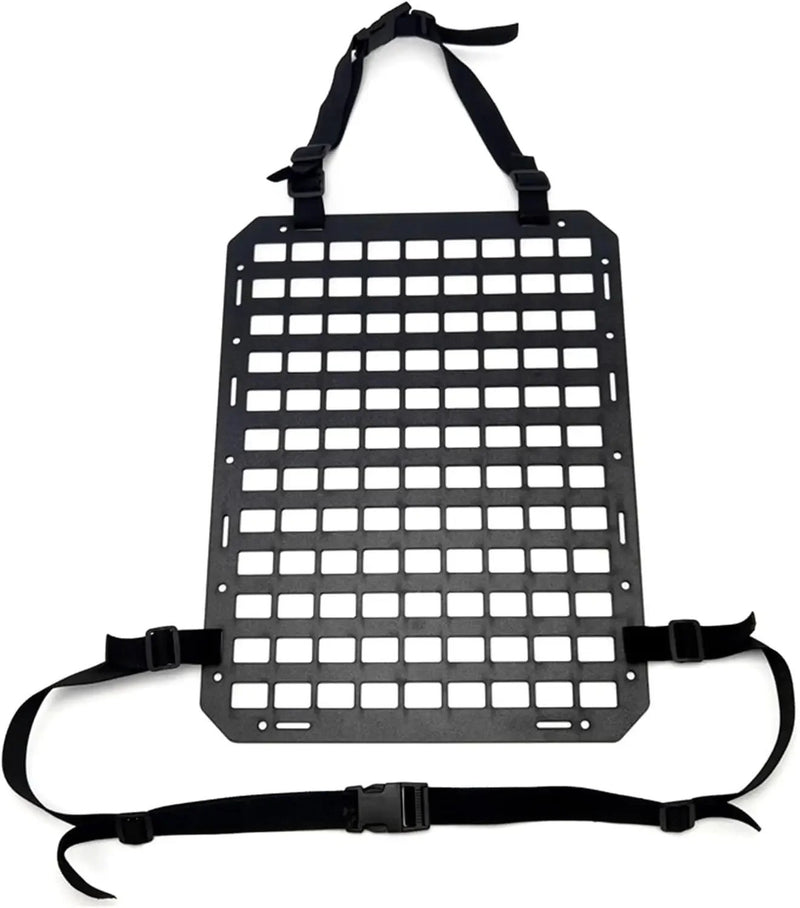 Rückgrat MOLLE-Panel mit Befestigungsgurten, freigestellt