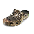 Schlupfwerk Camo-Clogs - Seitenansicht mit Fersenriemen