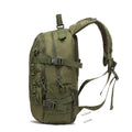 Tragwerk Taktischer MOLLE-Rucksack Grün, Seitenansicht