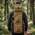 Tragwerk Gewehrtasche als Rucksack getragen