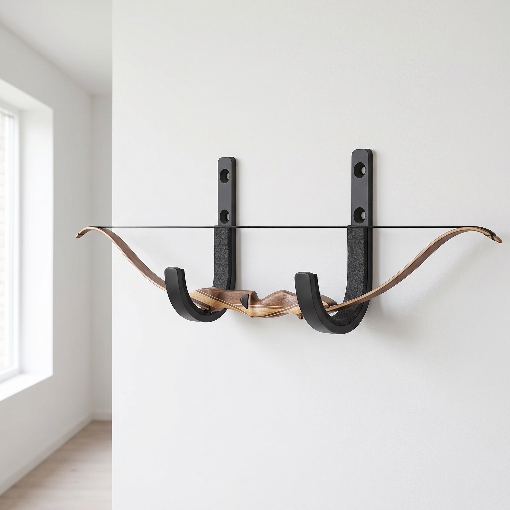LP-V2:: Wandfest Halter mit Recurvebogen
