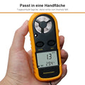 Windmesser liegt in einer Handfläche